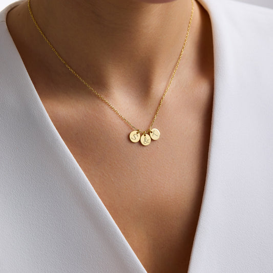 Triple Disc Necklace