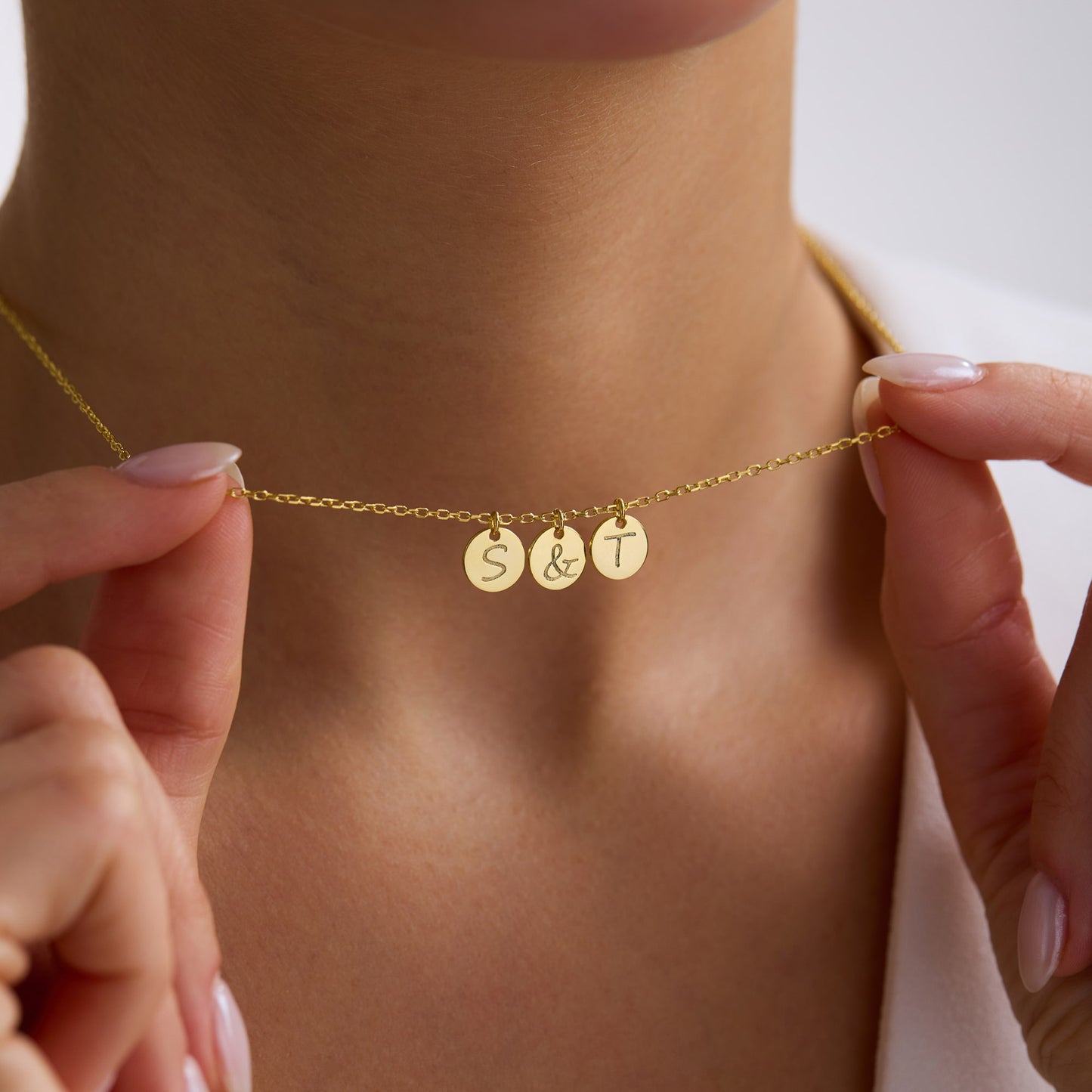 Triple Disc Necklace