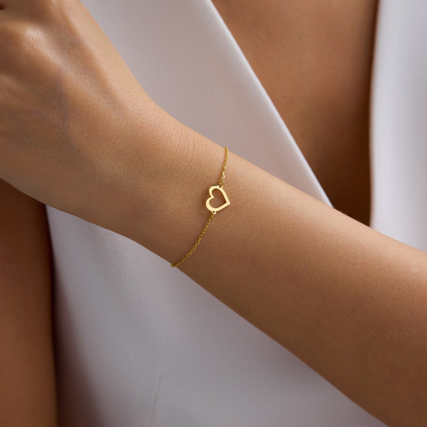 Mother & Daughter Heart Bracelet