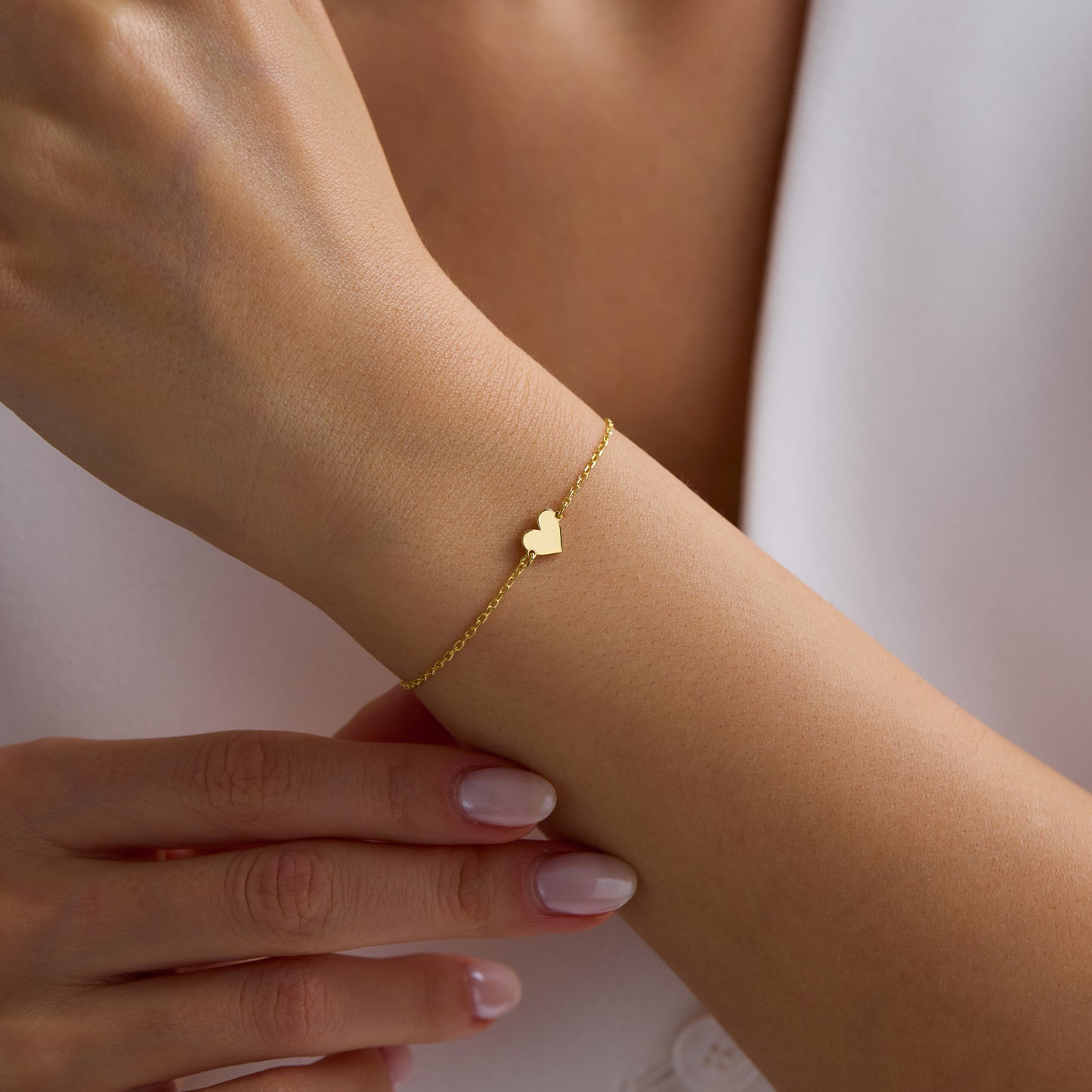 Mother & Daughter Heart Bracelet