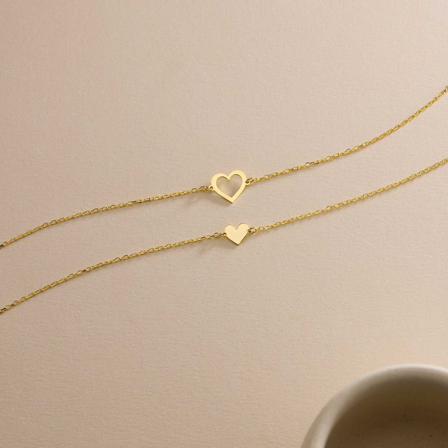 Mother & Daughter Heart Bracelet