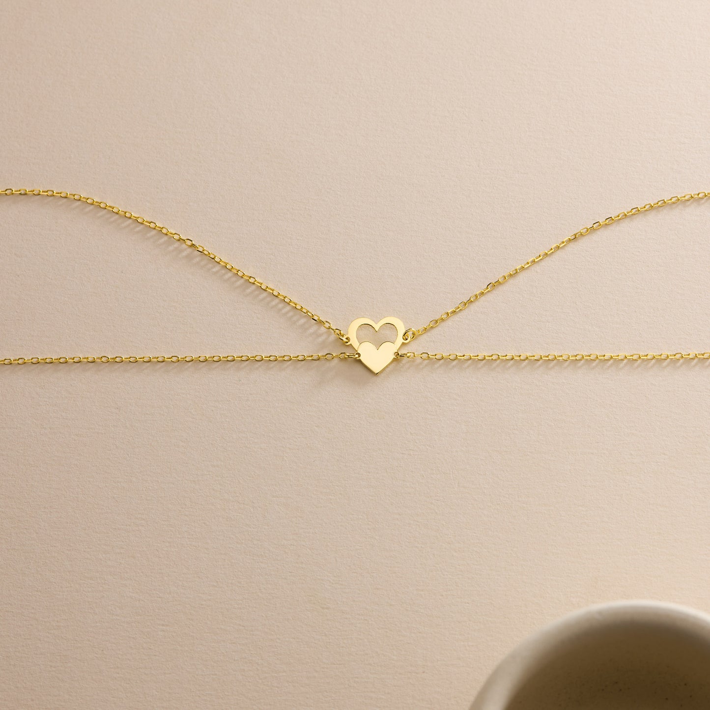 Mother & Daughter Heart Bracelet