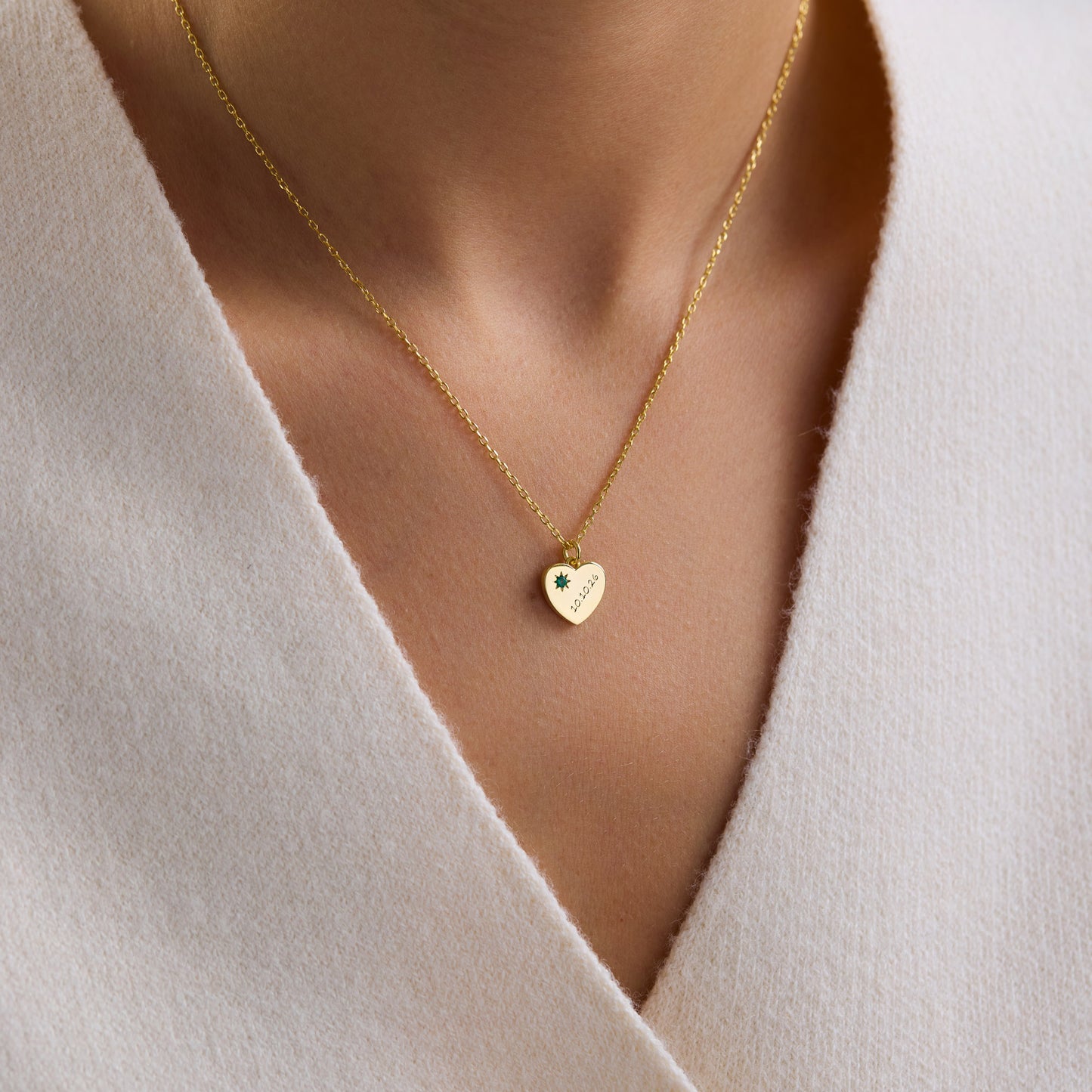 Heart Engraving Necklace