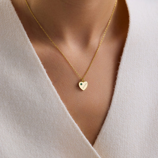 Heart Engraving Necklace