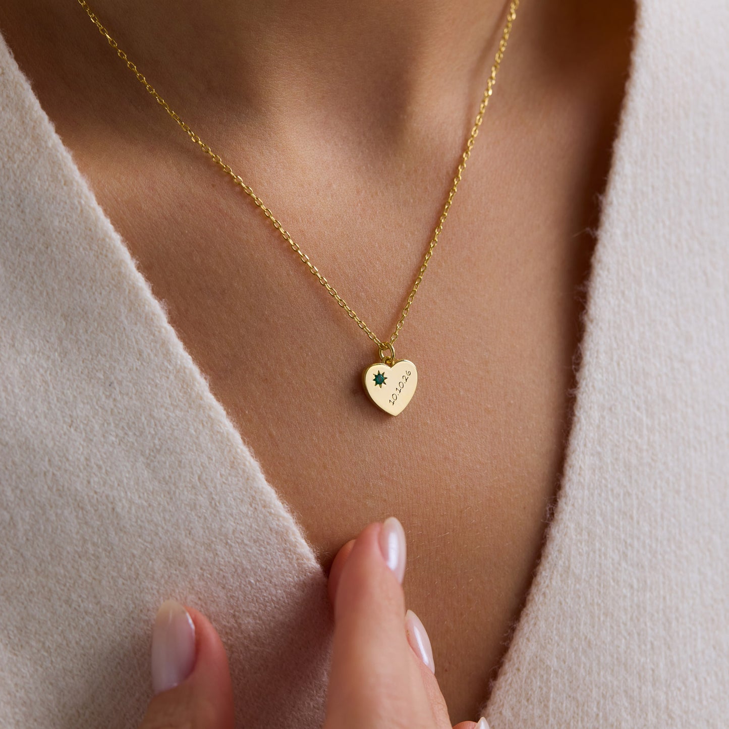 Heart Engraving Necklace