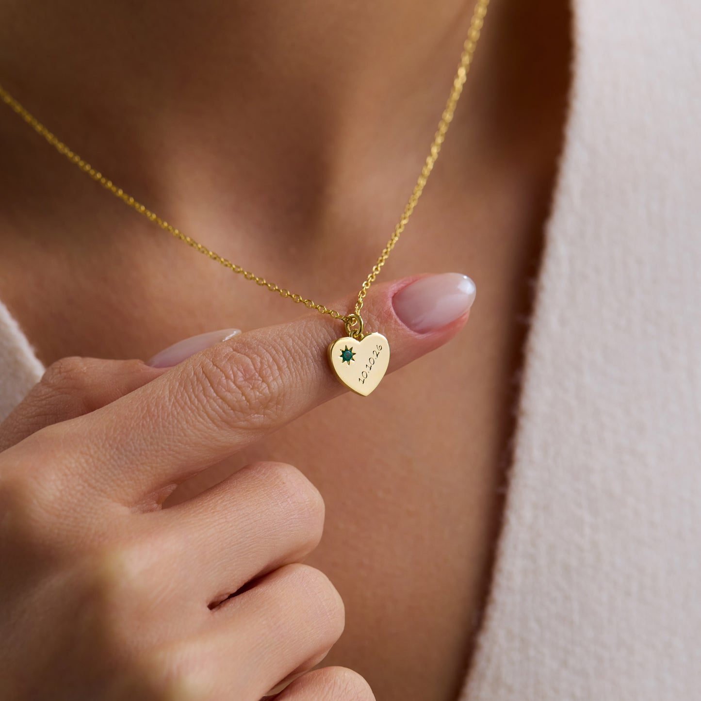 Heart Engraving Necklace