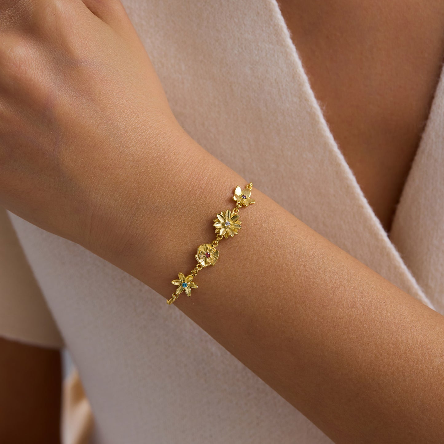 1-5 Flower Bracelet