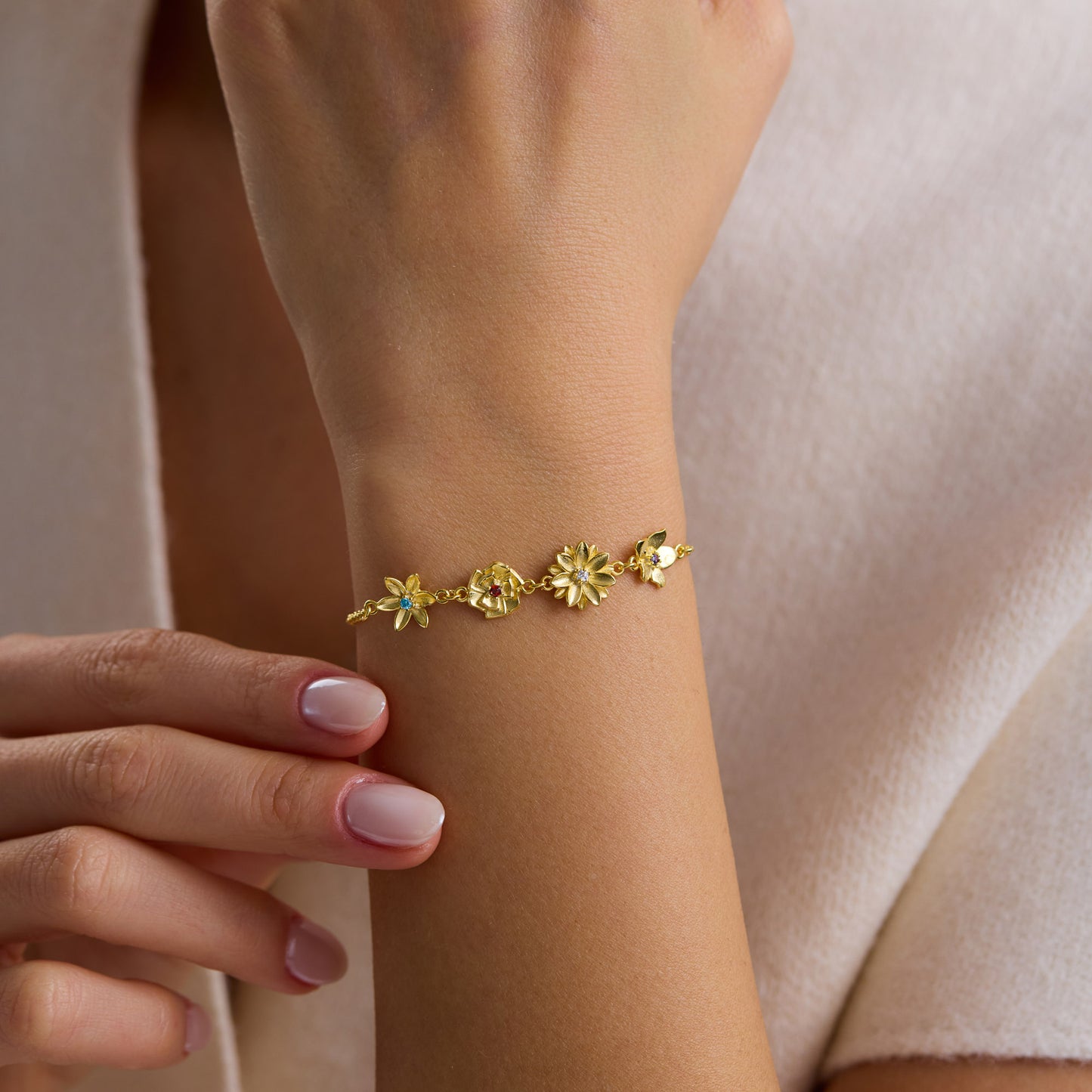 1-5 Flower Bracelet